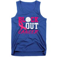 Volleyball Breast Cancer Awareness Block Out Cancer Tank Top