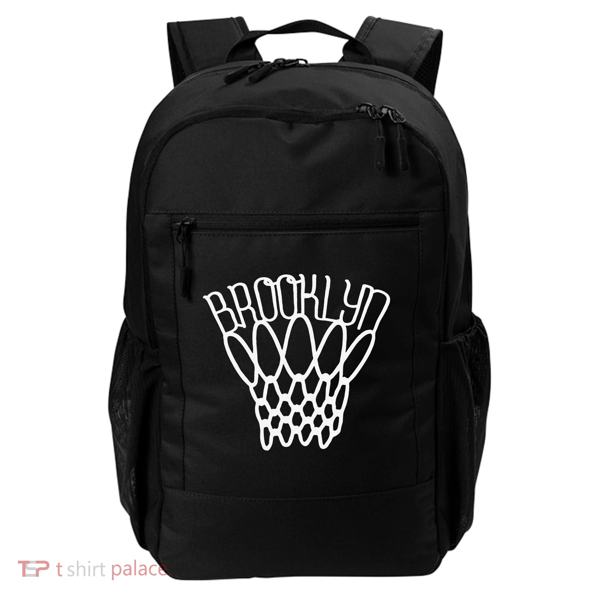 vintage Brooklyn city new york basketball net player Backpack