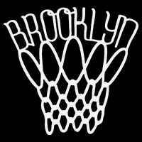 vintage Brooklyn city new york basketball net player Poster