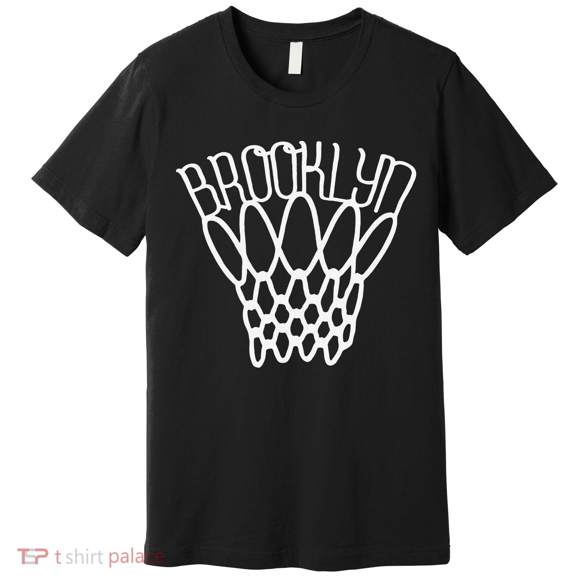 vintage Brooklyn city new york basketball net player Premium T-Shirt