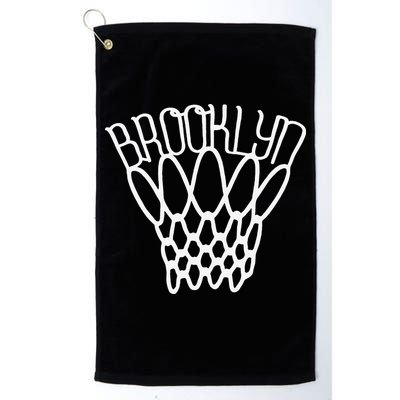 vintage Brooklyn city new york basketball net player Golf Towel