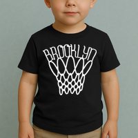 vintage Brooklyn city new york basketball net player Toddler T-Shirt