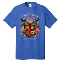 Vintage Butterfly Christian Bible Verse New Creation Gift Tall T-Shirt