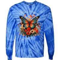 Vintage Butterfly Christian Bible Verse New Creation Gift Tie-Dye Long Sleeve Shirt