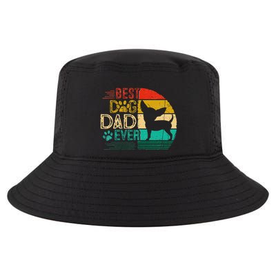 Vintage Best Chihuahua Ever Fathers Day For Dad Papa Cool Comfort Performance Bucket Hat