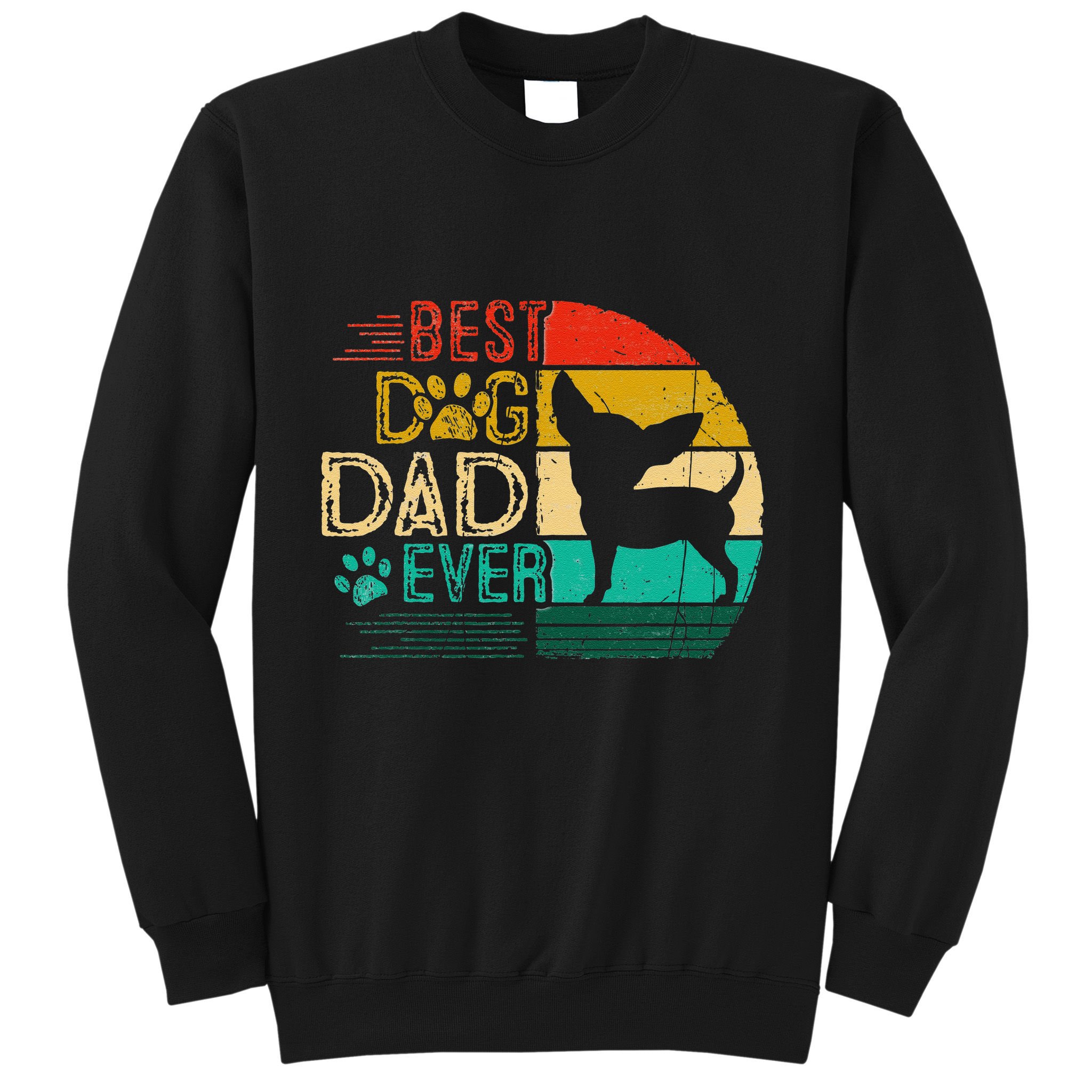 Vintage Best Chihuahua Ever Fathers Day For Dad Papa Sweatshirt