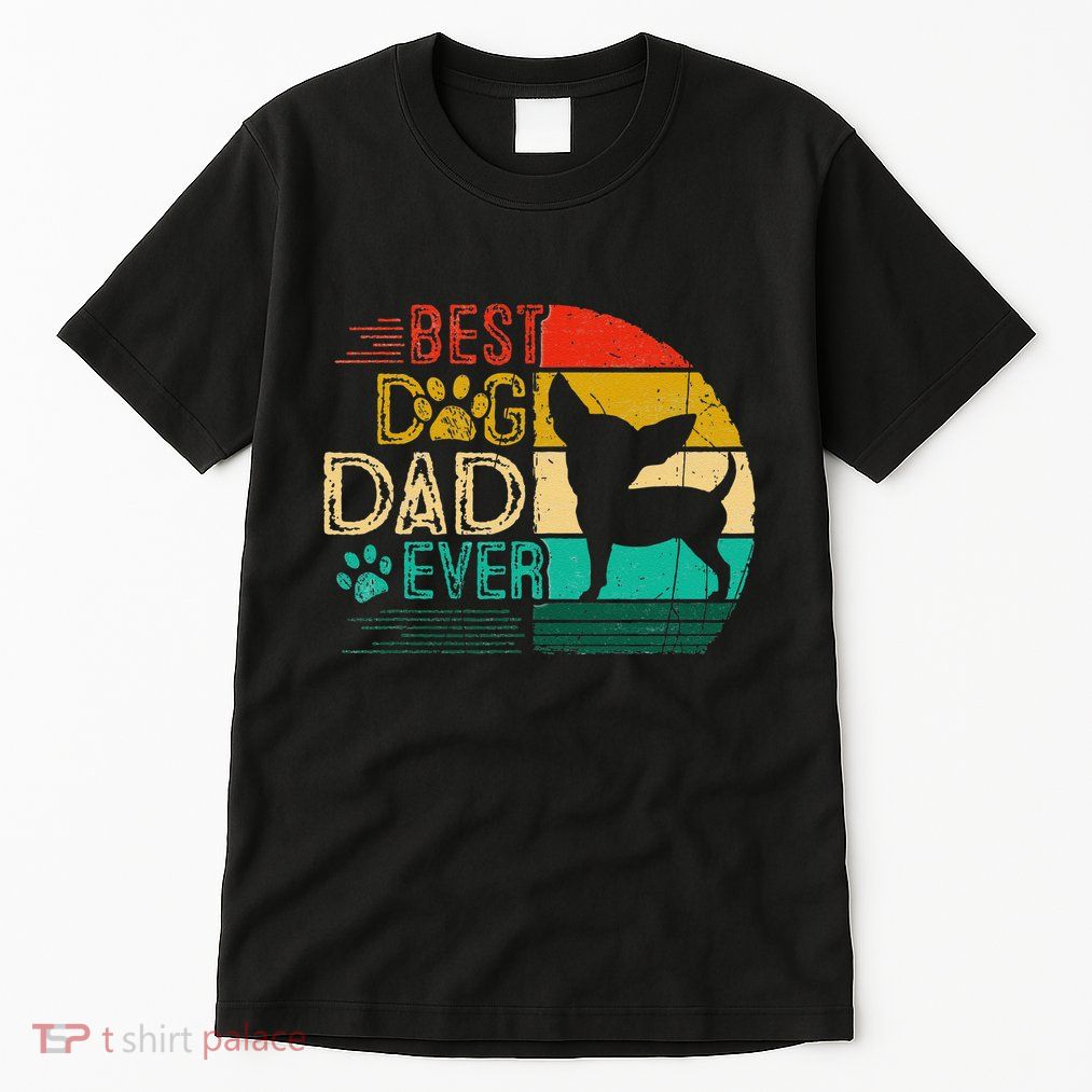 Vintage Best Chihuahua Ever Fathers Day For Dad Papa Tall T-Shirt
