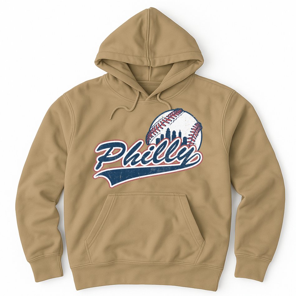 Vintage Baseball Classic P.H.I.L.Ly City Lover Gift Hoodie