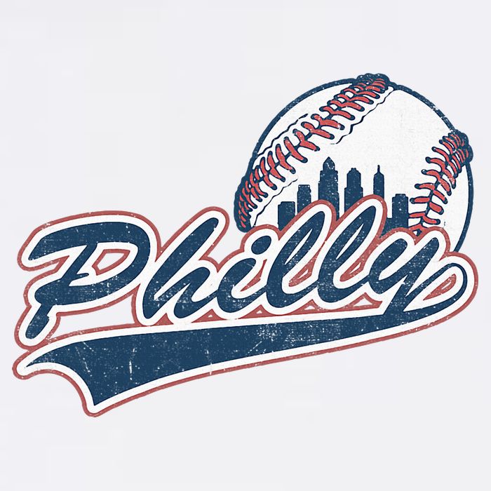 Vintage Baseball Classic P.H.I.L.Ly City Lover Gift Doggie Tank