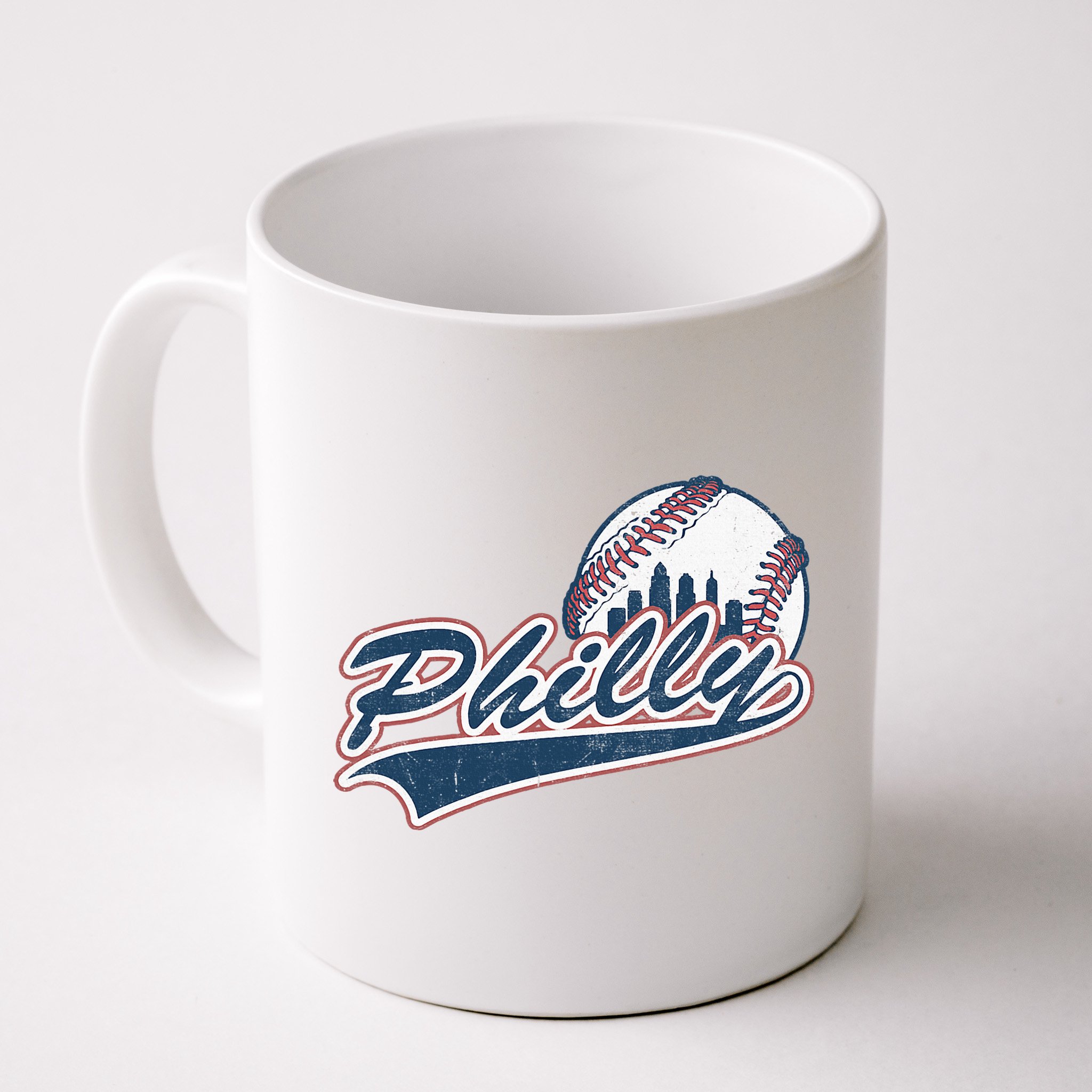 Vintage Baseball Classic P.H.I.L.Ly City Lover Gift Mug