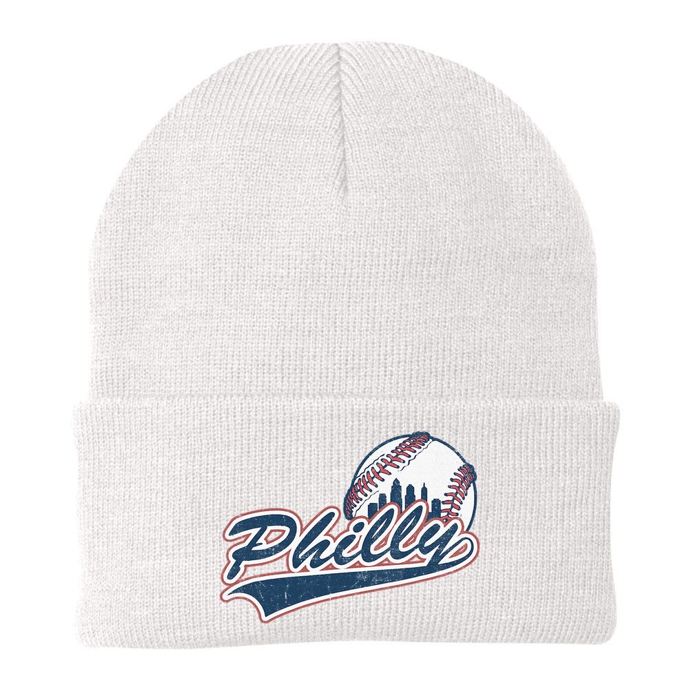 Vintage Baseball Classic P.H.I.L.Ly City Lover Gift Beanie