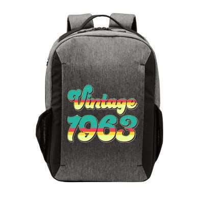 Vintage Bright Colors 1963 60th Birthday Vector Backpack