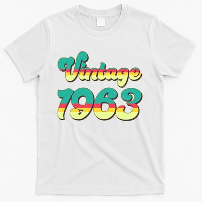 Vintage Bright Colors 1963 60th Birthday T-Shirt