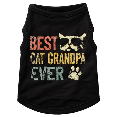 Vintage Best Cat Grandpa Ever Cat Grandpa Fathers D Doggie Tank
