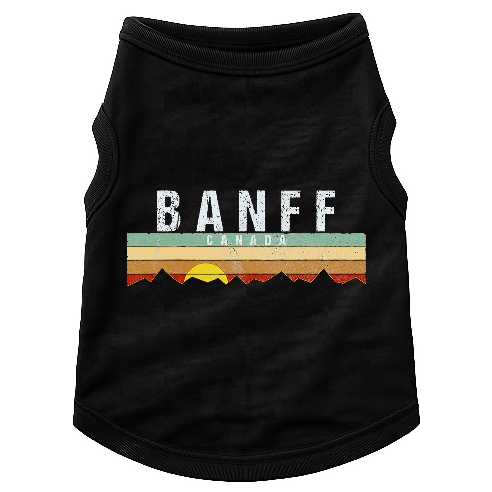 Vintage Banff Canada Retro Doggie Tank