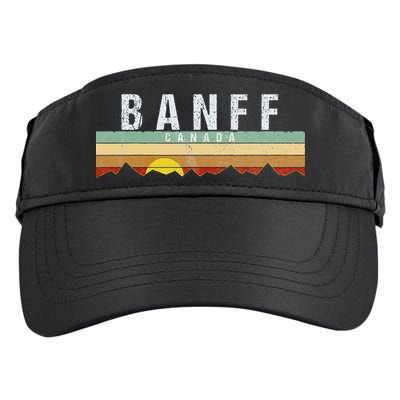 Vintage Banff Canada Retro Adult Drive Performance Visor