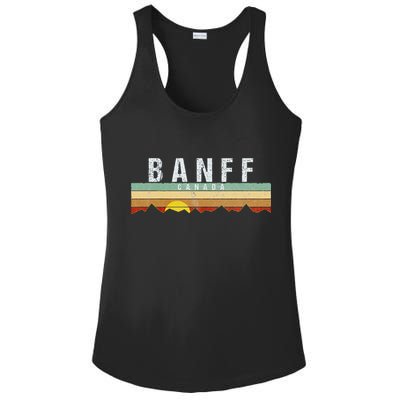 Vintage Banff Canada Retro Ladies PosiCharge Competitor Racerback Tank