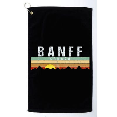 Vintage Banff Canada Retro Golf Towel