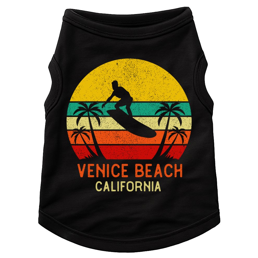Venice Beach California Sunset Doggie Tank