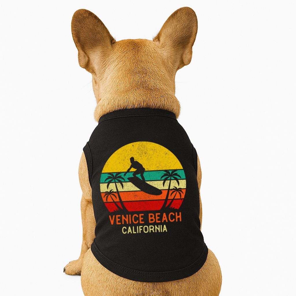 Venice Beach California Sunset Doggie Tank