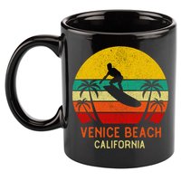 Venice Beach California Sunset 11oz C Handle Ceramic Mug