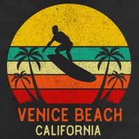 Venice Beach California Sunset 11oz C Handle Ceramic Mug