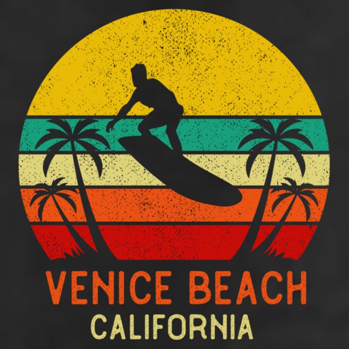 Venice Beach California Sunset 11oz C Handle Ceramic Mug