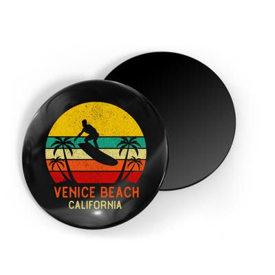 Venice Beach California Sunset Magnet