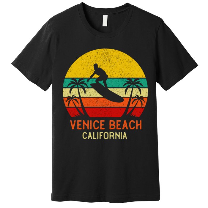 Venice Beach California Sunset Premium T-Shirt