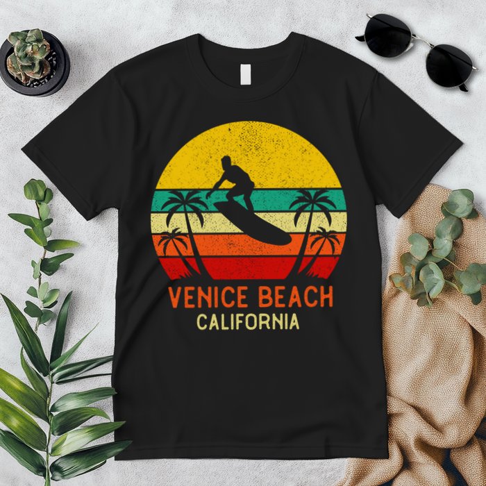 Venice Beach California Sunset Premium T-Shirt