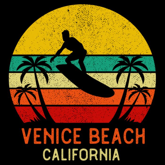 Venice Beach California Sunset Premium T-Shirt