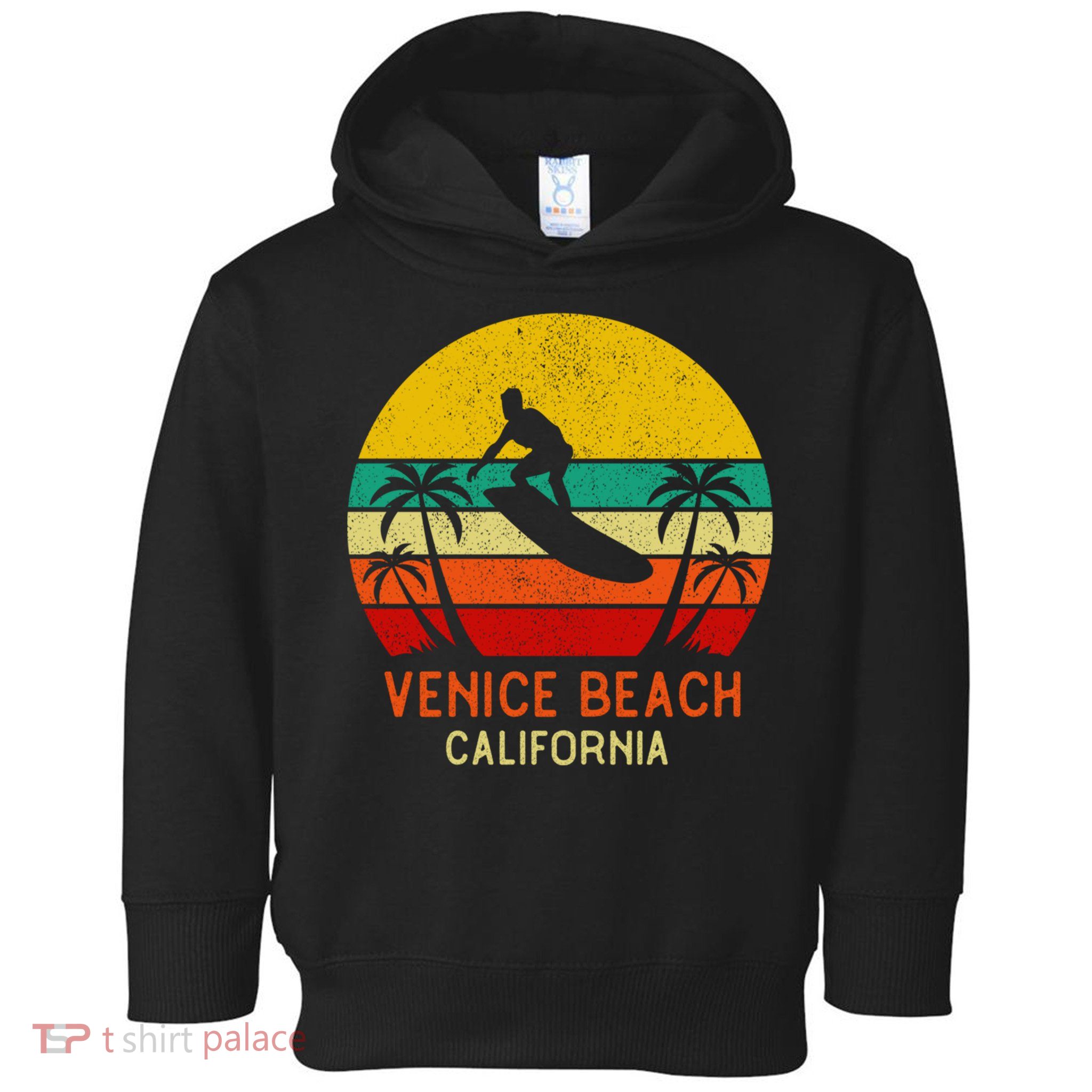 Venice Beach California Sunset Toddler Hoodie