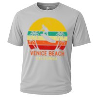Venice Beach California Sunset Cooling Performance Crew T-Shirt