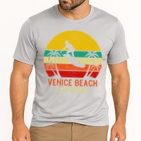 Venice Beach California Sunset Cooling Performance Crew T-Shirt