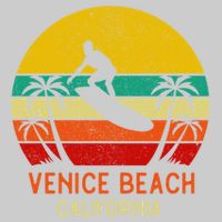 Venice Beach California Sunset Cooling Performance Crew T-Shirt