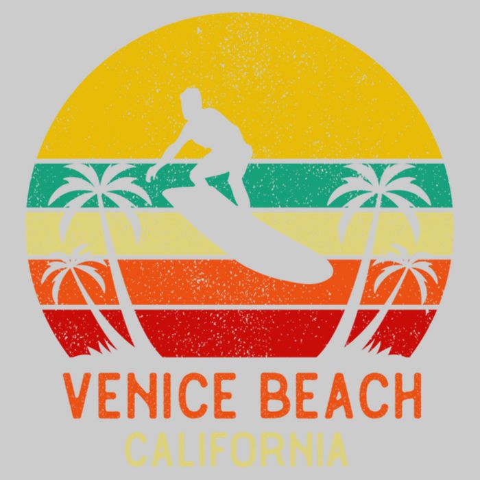 Venice Beach California Sunset Cooling Performance Crew T-Shirt
