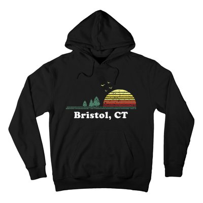 Vintage Bristol Connecticut Home Souvenir Hoodie