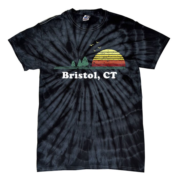 Vintage Bristol Connecticut Home Souvenir Tie-Dye T-Shirt