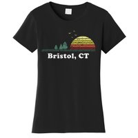 Vintage Bristol Connecticut Home Souvenir Women's T-Shirt