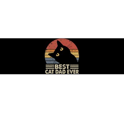 Vintage Best Cat Dad Ever Cat Daddy Outfit Bumper Sticker