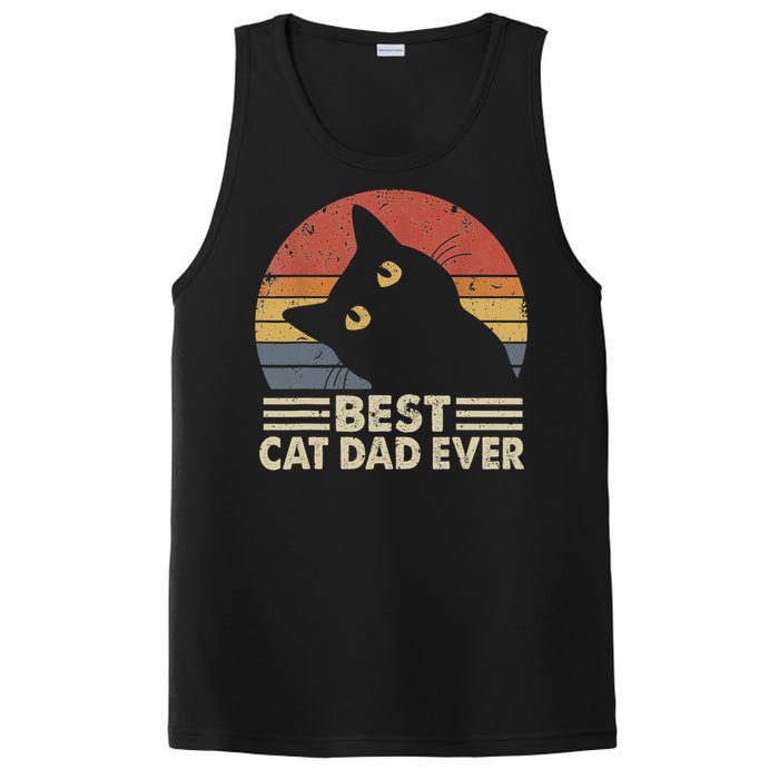 Vintage Best Cat Dad Ever Cat Daddy Outfit PosiCharge Competitor Tank