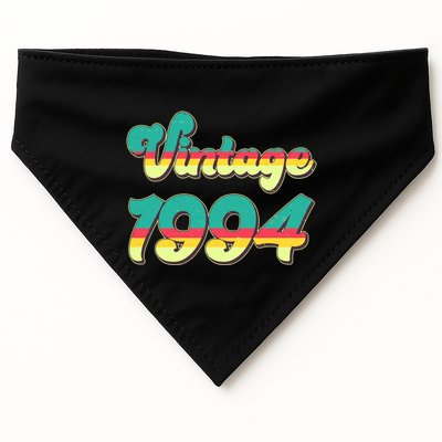 Vintage Bright Colors 1994 30th Birthday USA-Made Doggie Bandana