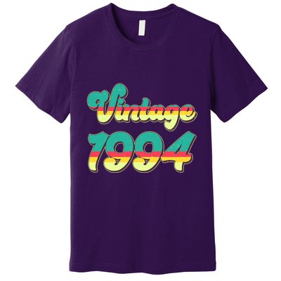 Vintage Bright Colors 1994 30th Birthday Premium T-Shirt