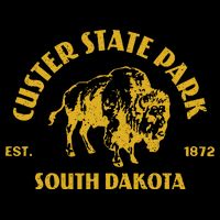Vintage Bison Custer State Park South Dakota Travel Souvenir Bucket Hat
