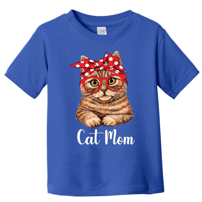 Vintage Best Cat Mom Ever Gift Mothers Day Funny Gift Mommy Mama Gift Toddler T-Shirt