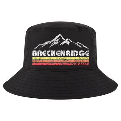 Vintage Breckenridge Colorado Throwback Retro Mountain Cool Comfort Performance Bucket Hat