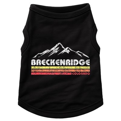 Vintage Breckenridge Colorado Throwback Retro Mountain Doggie Tank