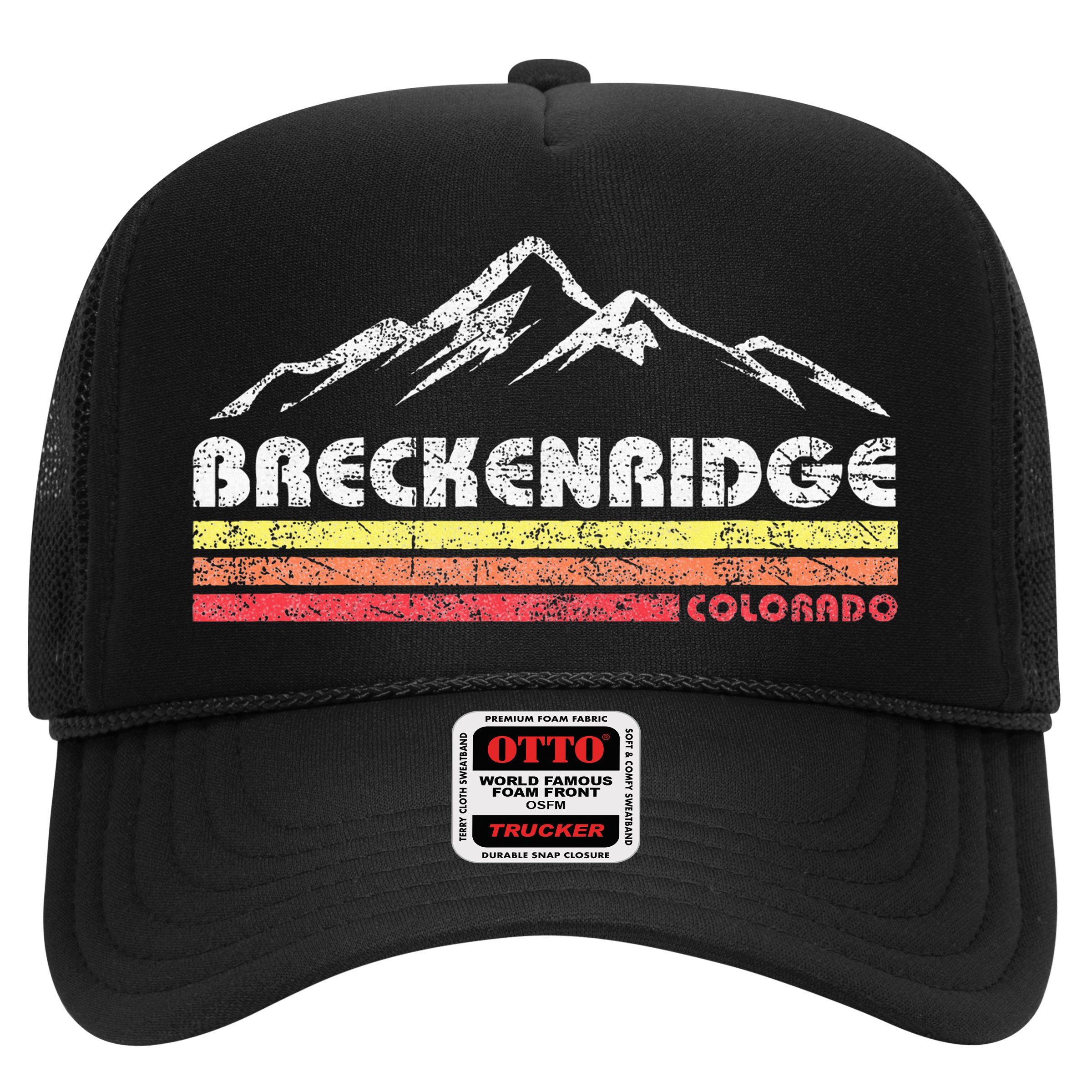 Vintage Breckenridge Colorado Throwback Retro Mountain Hat