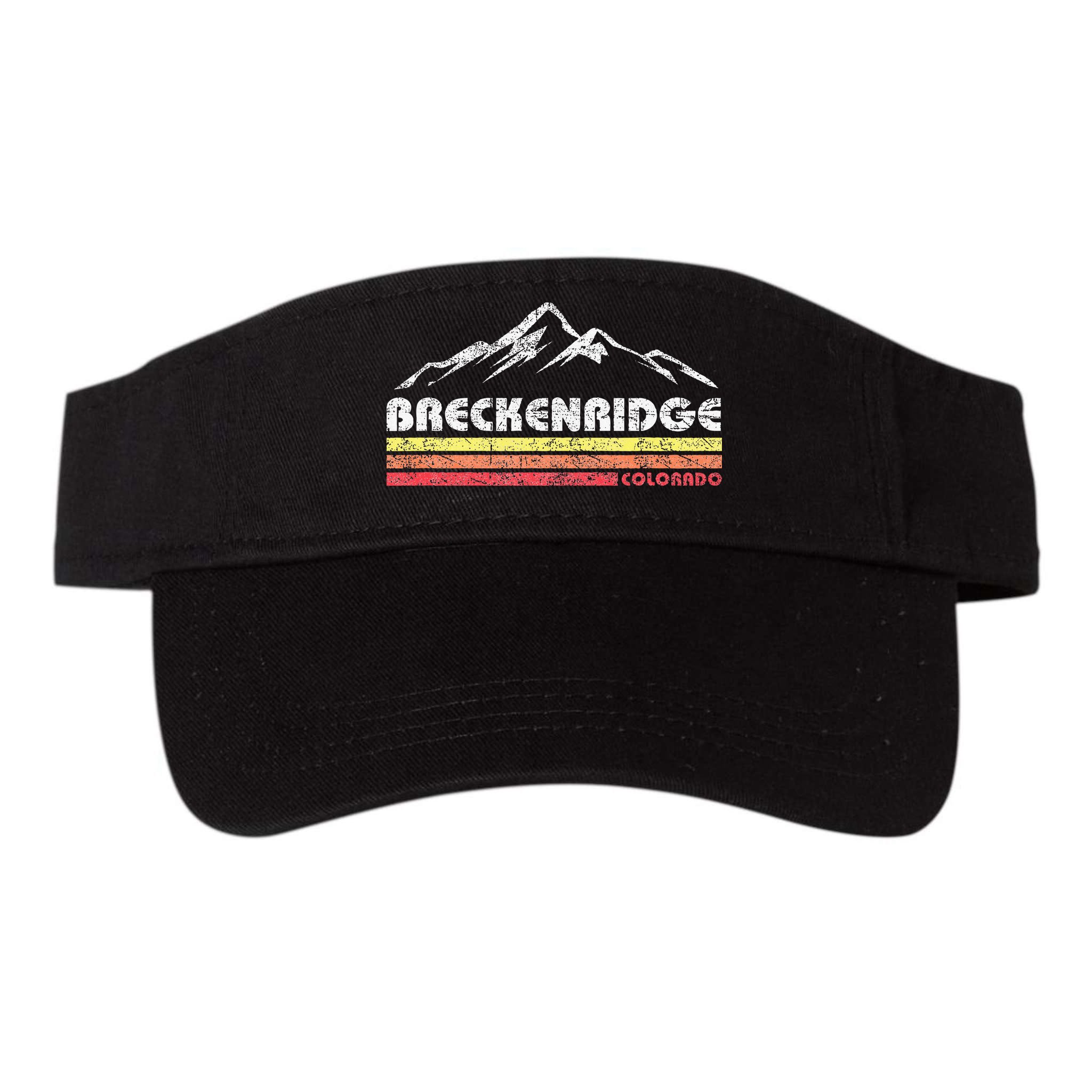 Vintage Breckenridge Colorado Throwback Retro Mountain Visor