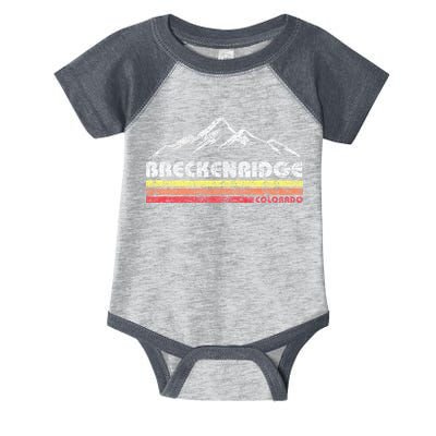 Vintage Breckenridge Colorado Throwback Retro Mountain Infant Baby Jersey Bodysuit
